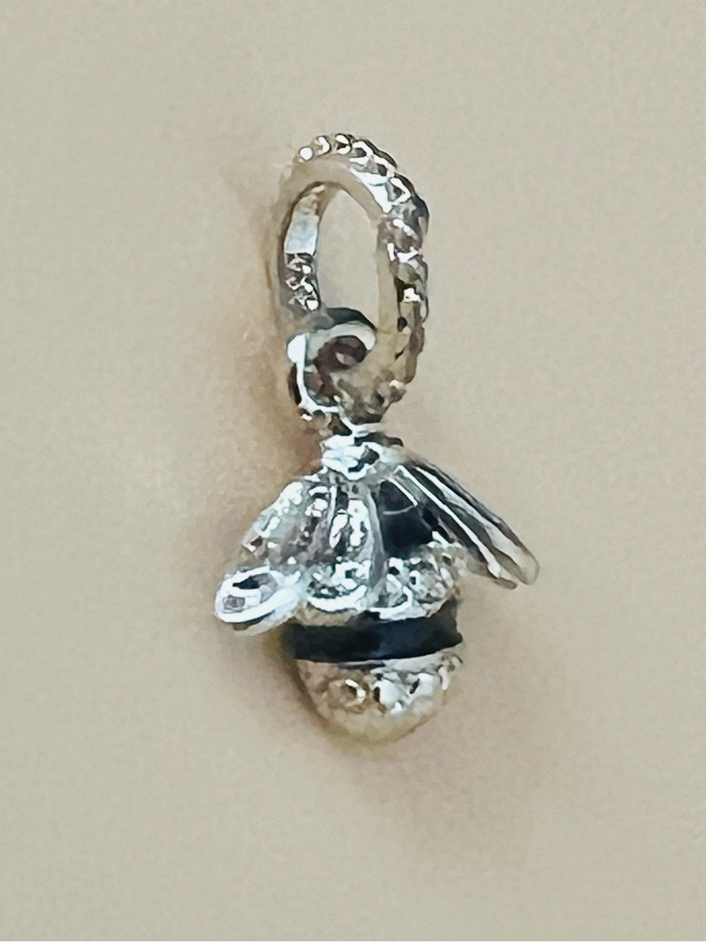 Gold plated bee charm, Bee hive collectors European beads, fits Pandora
